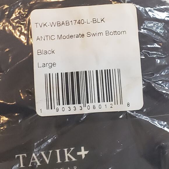 Tavik Antic Moderate Swim Bottom Black Women's Large NWT - Picture 4 of 6